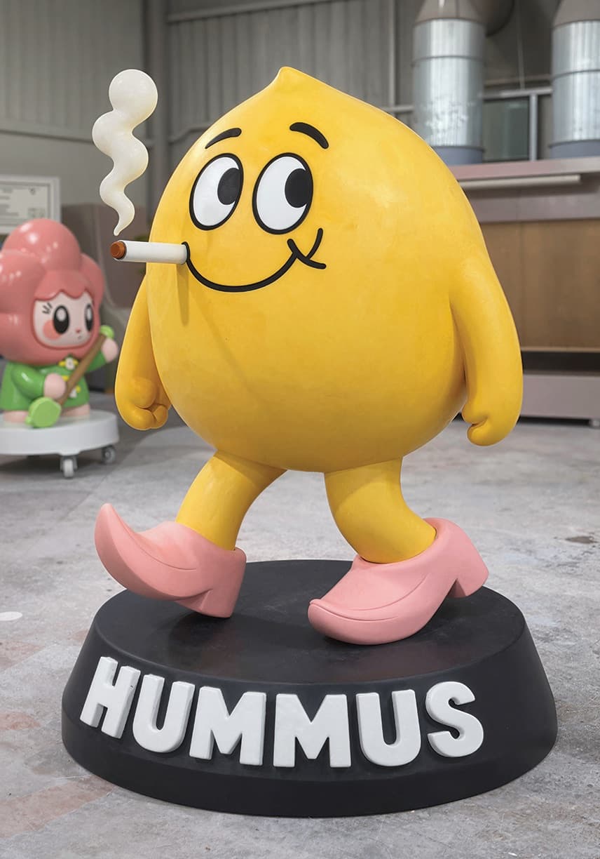 Physical figurine of Chick Pete standing on a surface